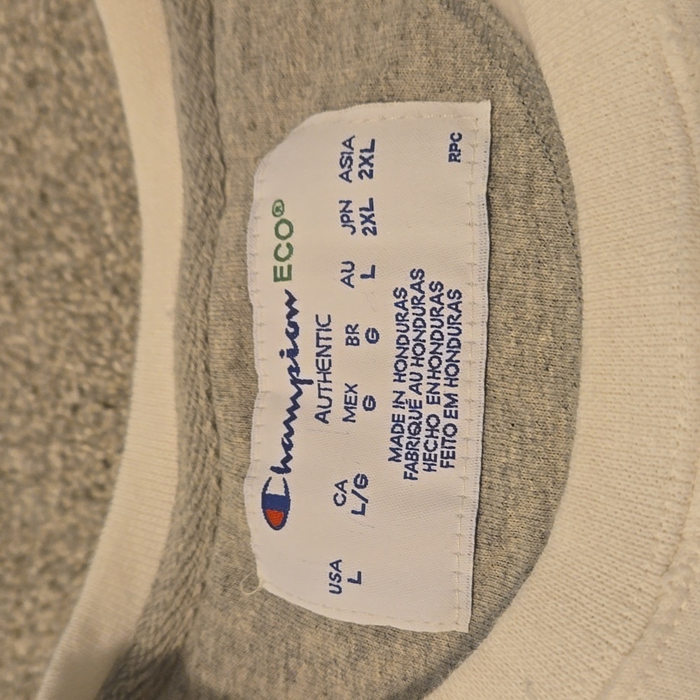 Champion Womens White Sweater Size Large - Picture 3 of 4
